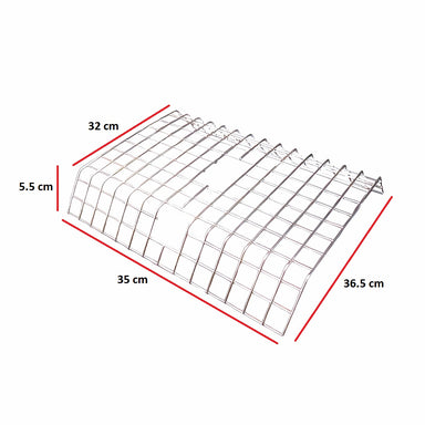 Cooking Rack | Sizzler Max | Galleymate 1500 showing the dimensions