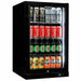 Bar Fridge | Single Door Alfresco | Schmick SK126 black door