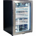 Bar Fridge | Single Door Alfresco | Schmick SK68 showing the right hinge model with the door closed in stianless steel