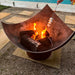 Outdoor Fire Pit | The Holy Grail | Cast Iron short base with fire