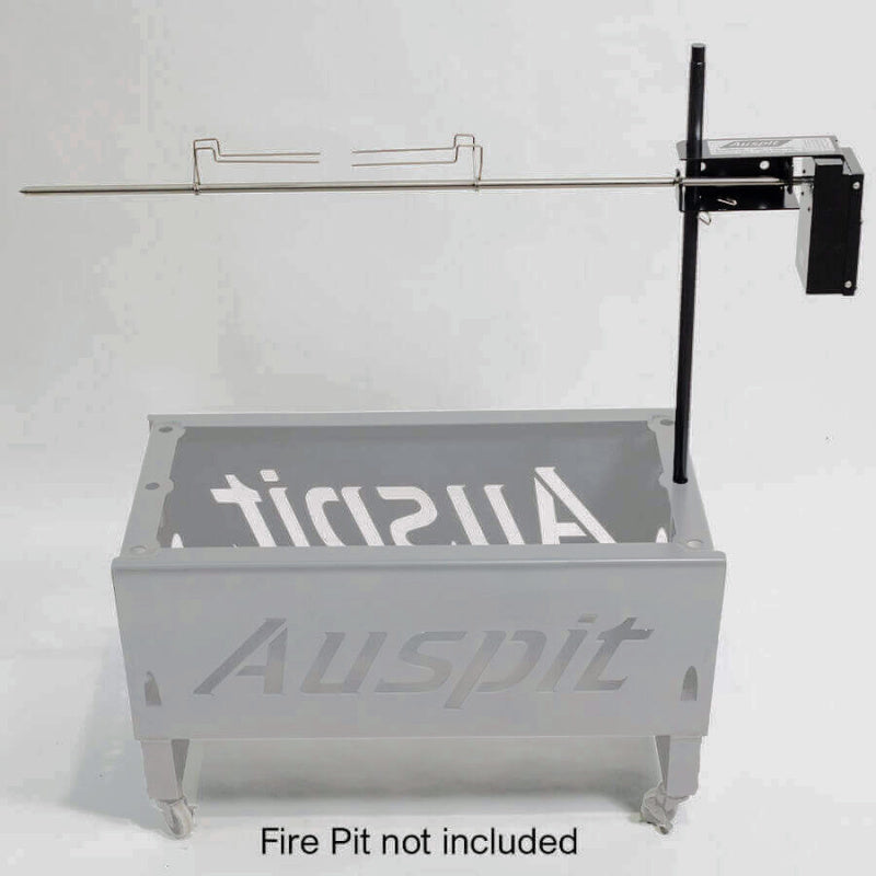 Products Auspit Portable Compact Camping Spit Rotisserie close up