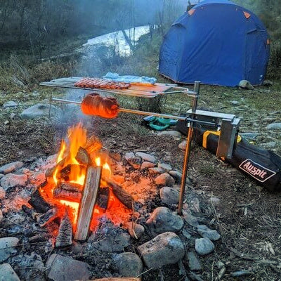 Camping rotisserie hotsell