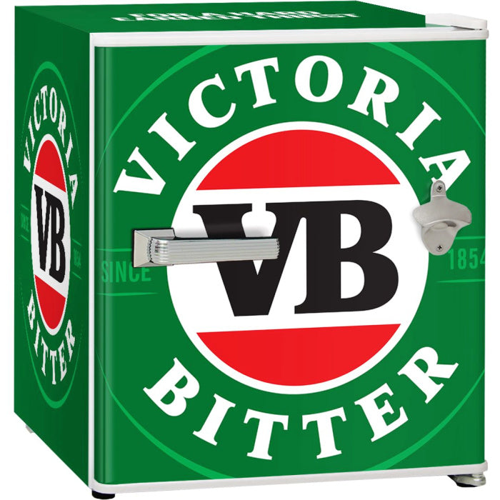 Bar Fridge | 46 Litre Beer branded VB front full view on white background