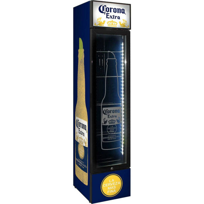 Bar Fridge | 160 Litre corona full view of bar fridge on white background