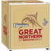 Bar Fridge | Great Northern Gold close up front view of bar fridge with bottle opener
