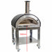 Products Premium Black Woodfire Pizza Oven: Flaming Coals showing the height dimensions
