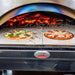 Products Premium Black Woodfire Pizza Oven: Flaming Coals cooking two pizzas